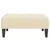 Produktbild 3 för Fotpall gräddvit 78x56x32 cm sammet