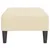 Produktbild 4 för Fotpall gräddvit 78x56x32 cm sammet