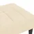Produktbild 5 för Fotpall gräddvit 78x56x32 cm sammet