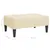 Produktbild 7 för Fotpall gräddvit 78x56x32 cm sammet