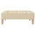 Produktbild 3 för Fotpall gräddvit 78x56x32 cm tyg