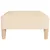 Produktbild 4 för Fotpall gräddvit 78x56x32 cm tyg