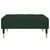 Produktbild 3 för Fotpall mörkgrön 78x56x32 cm sammet