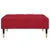 Produktbild 3 för Fotpall vinröd 78x56x32 cm sammet