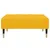 Produktbild 3 för Fotpall gul 78x56x32 cm sammet