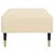 Produktbild 4 för Fotpall gräddvit 78x56x32 cm sammet