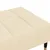 Produktbild 5 för Fotpall gräddvit 78x56x32 cm sammet