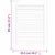 Produktbild 6 för Skåpluckor lamelldesign 4 st 69x49,4 cm massiv furu