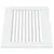 Produktbild 3 för Skåplucka lamelldesign vit 39,5x39,4 cm massiv furu