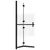 Produktbild 5 för Vikbar duschvägg med halvfrostat ESG-glas 90x190 cm
