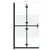 Produktbild 7 för Vikbar duschvägg med halvfrostat ESG-glas 100x190 cm