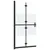 Produktbild 4 för Vikbar duschvägg med halvfrostat ESG-glas 120x190 cm