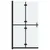 Produktbild 2 för Vikbar duschvägg med frostat ESG-glas 70x190 cm