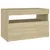 Produktbild 8 för Sängbord med LED-belysning 2 st sonoma-ek 60x35x40 cm