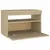 Produktbild 9 för Sängbord med LED-belysning 2 st sonoma-ek 60x35x40 cm