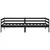 Produktbild 6 för Dagbädd svart massiv furu 90x200 cm 