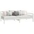 Produktbild 4 för Dagbädd vit massiv furu 90x200 cm 