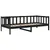 Produktbild 3 för Dagbädd svart massiv furu 90x200 cm 