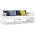 Produktbild 4 för Dagbädd vit massiv furu 90x200 cm 