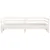 Produktbild 6 för Dagbädd utdragbar vit massiv furu 2x(90x200) cm 