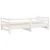 Produktbild 8 för Dagbädd utdragbar vit massiv furu 2x(90x200) cm 