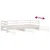Produktbild 9 för Dagbädd utdragbar vit massiv furu 2x(90x200) cm 