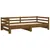Produktbild 3 för Dagbädd honungsbrun massiv furu 2x(90x200) cm 