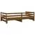 Produktbild 8 för Dagbädd honungsbrun massiv furu 2x(90x200) cm 