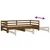 Produktbild 9 för Dagbädd honungsbrun massiv furu 2x(90x200) cm 
