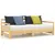 Produktbild 4 för Dagbädd utdragbar massiv furu 2x(90x200) cm 