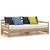 Produktbild 4 för Dagbädd honungsbrun massiv furu 2x(90x200) cm 