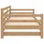 Produktbild 8 för Dagbädd honungsbrun massiv furu 2x(90x200) cm 