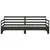 Produktbild 7 för Dagbädd svart massiv furu 2x(90x200) cm 