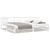 Produktbild 2 för Dagbädd vit massiv furu 2x(90x200) cm 