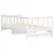 Produktbild 8 för Dagbädd vit massiv furu 2x(90x200) cm 
