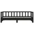 Produktbild 6 för Dagbädd svart massiv furu 2x(90x200) cm 