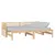 Produktbild 2 för Dagbädd massiv furu 2x(90x200) cm 