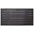 Produktbild 4 för Trädgårdsbord svart 120x70x66 cm konstrotting