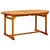 Produktbild 4 för Trädgårdsbord (160-240)x100x75 cm massivt akaciaträ
