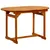 Produktbild 4 för Matbord för trädgården (120-170)x80x75 cm massiv akacia