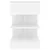 Produktbild 5 för Sängbord vit 40x35x65 cm spånskiva