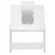 Produktbild 5 för Sminkbord med LED Vit 96x40x142 cm