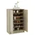 Produktbild 4 för Skoskåp sonoma-ek 60x35x92 cm spånskiva