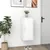 Produktbild 6 för Skohyllor 2 st vit 32x35x70 cm konstruerat trä