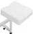 Produktbild 7 för Massagefåtölj med fotpall vit 127x60x98 cm konstläder