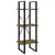 Produktbild 5 för Bokhylla 5 hyllplan brun 40x30x175 cm massiv furu