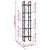 Produktbild 7 för Bokhylla 5 hyllplan brun 40x30x175 cm massiv furu