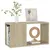 Produktbild 4 för TV-bänk sonoma-ek 60x24x32 cm konstruerat trä