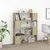 Produktbild 3 för Bokhylla Rumsavdelare sonoma-ek 100x24x124 cm