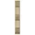 Produktbild 4 för Bokhylla/Rumsavdelare sonoma-ek 100x24x155 cm konstruerat trä